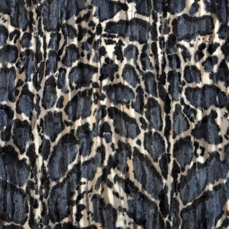 Visone Leopard Blu